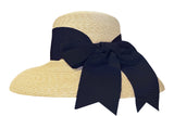 Wauwinet, Small Brim - Leghorn Straw with Bound Edge