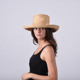 Madaket, Medium Brim - Wide Braid Raffia