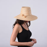 Galley Beach, Medium Brim - Wide Braid Raffia