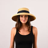 Westmoor, Medium Brim - Leghorn Straw