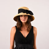 Wauwinet, Small Brim - Leghorn Straw, Pink Underbrim