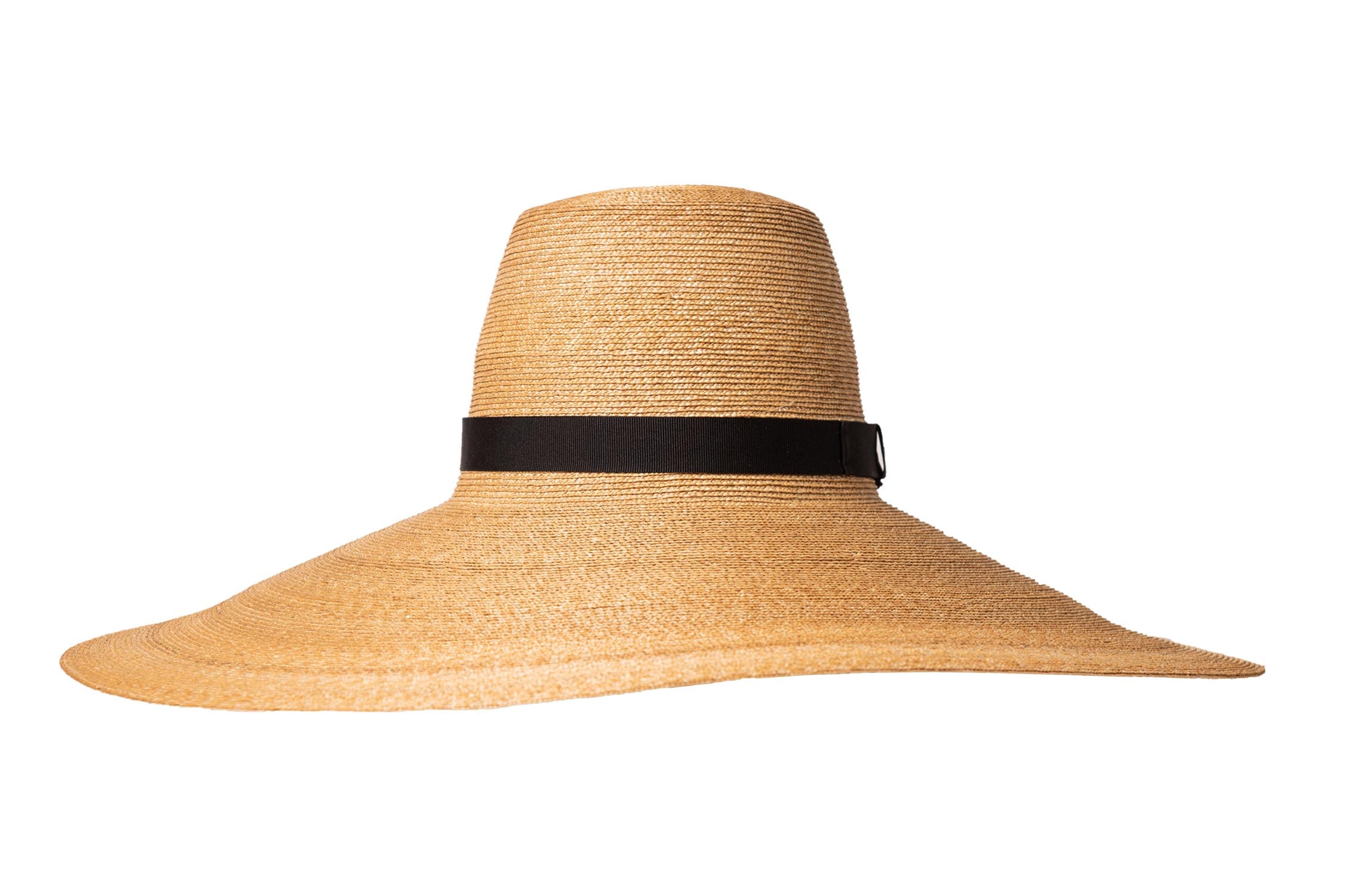 Women's Oversized Floppy Brim Straw Hat - Peter Beaton 60 cm