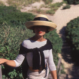 Sconset, Large Brim - Leghorn Straw