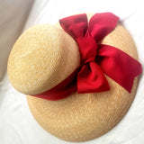 Wauwinet, Small Brim - Leghorn Straw with Bound Edge