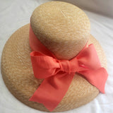 Wauwinet, Medium Brim - Leghorn Straw with Bound Edge