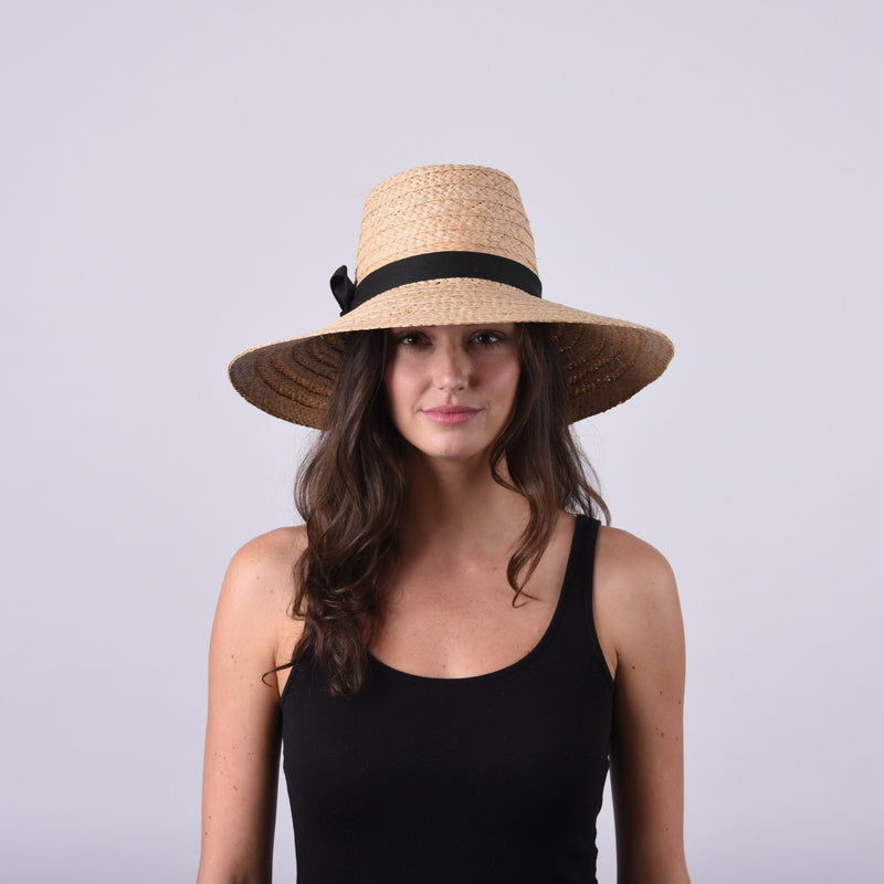 Galley Beach, Medium Brim - Wide Braid Raffia