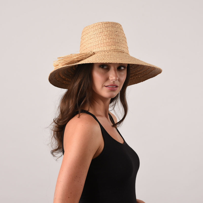 Galley Beach, Medium Brim - Wide Braid Raffia