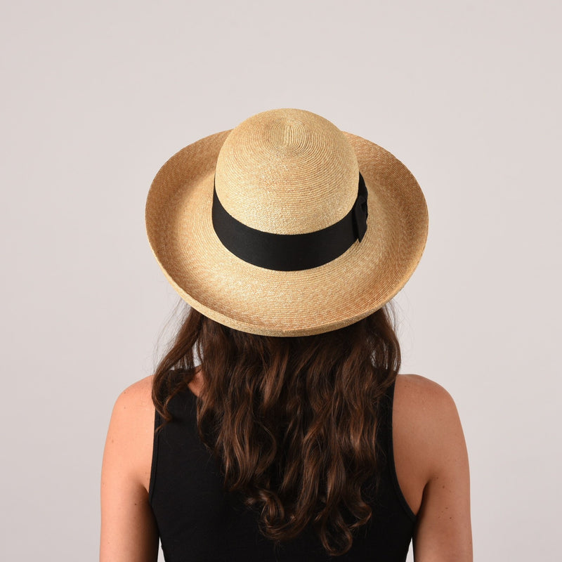 Sconset, Large Brim - Leghorn Straw