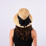 Wauwinet, Small Brim - Leghorn Straw, Pink Underbrim