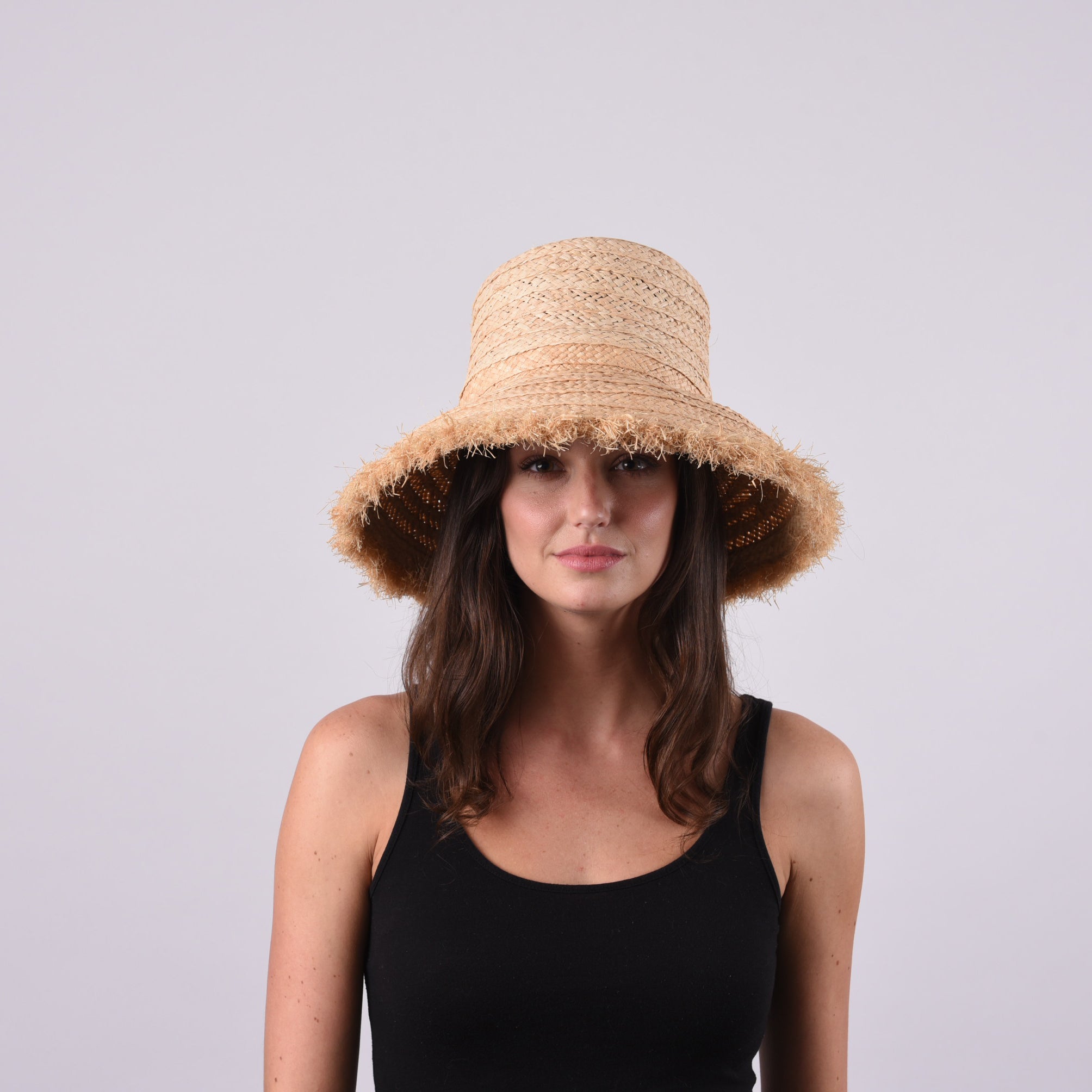 Women's Straw Hat with Fringe Peter Beaton