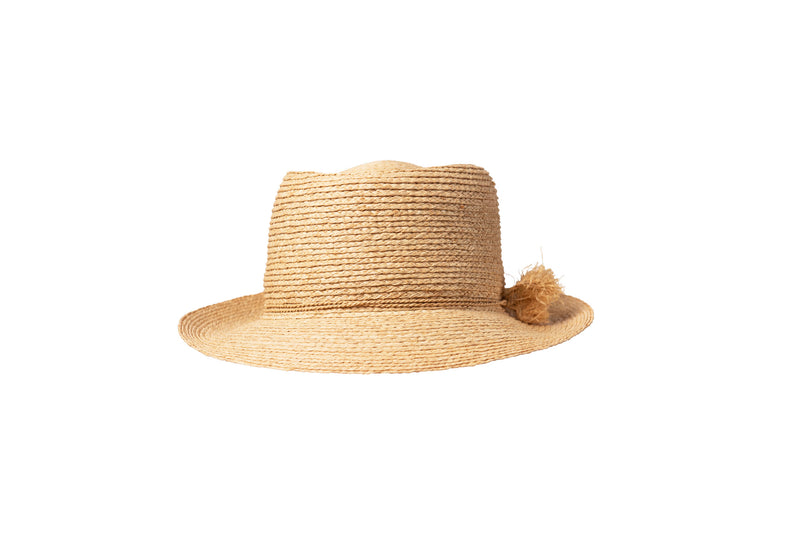 Cathcart - Narrow Braid Raffia Straw