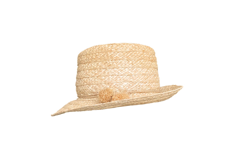 Cathcart - Wide Braid Raffia Straw