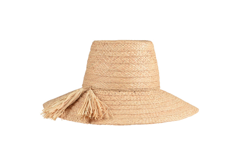 Galley Beach, Medium Brim - Wide Braid Raffia