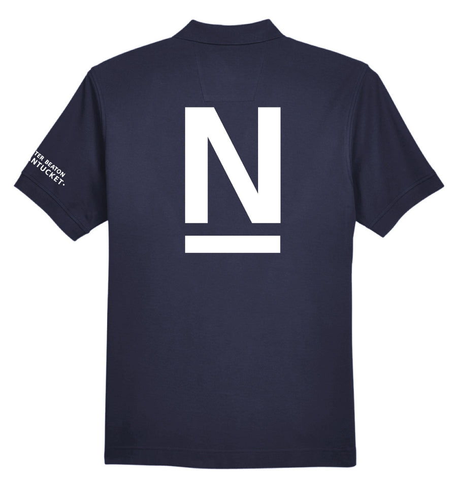 Men's N Logo Polo - Large N (chest and back) – Peter Beaton