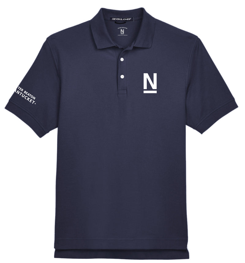 Men's N Logo Polo - Large N (chest and back)