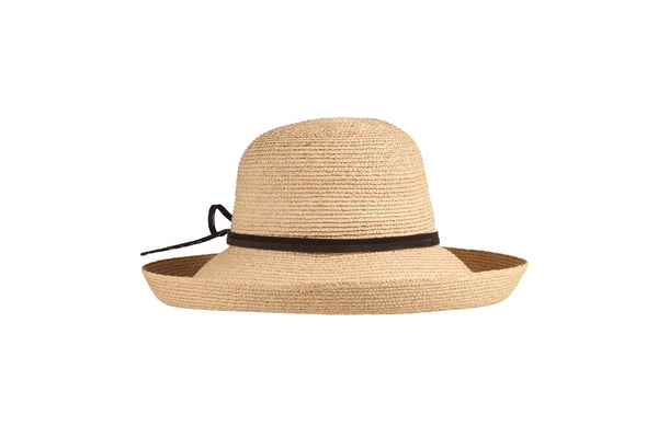 Sconset, Large Brim - Narrow Braid Raffia