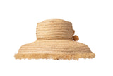 Westmoor, Medium Brim - Wide Braid Raffia Straw with Fringe