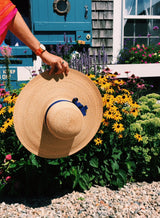 Women's Wide Brim Sun Protection Straw Hat - Peter Beaton