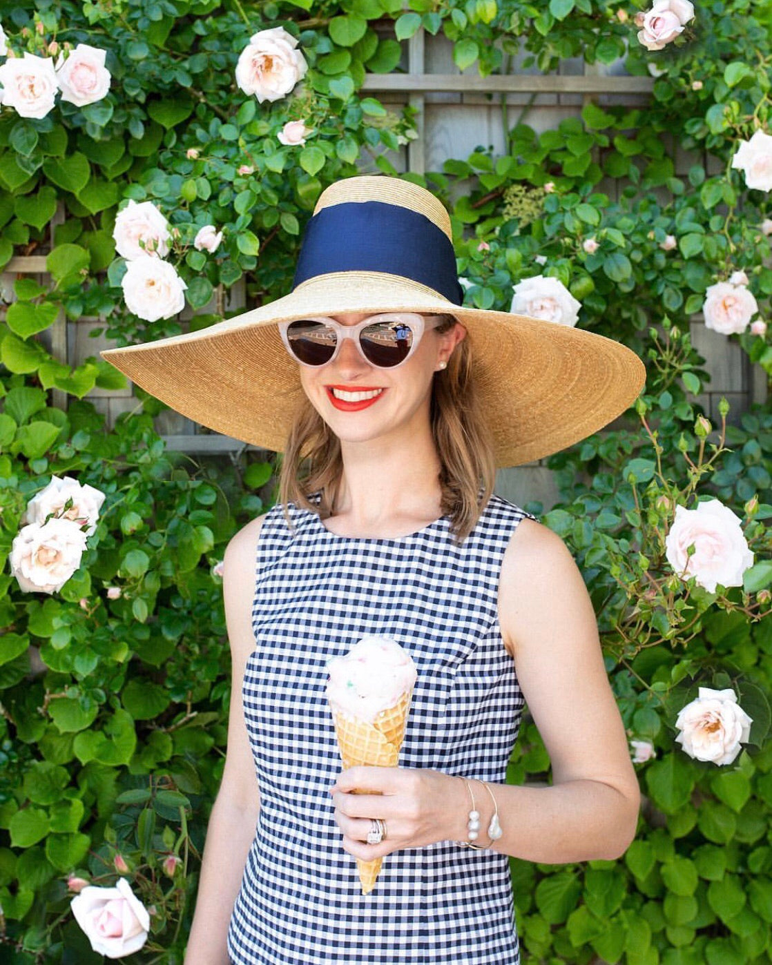 Women's Oversized Floppy Brim Straw Hat - Peter Beaton